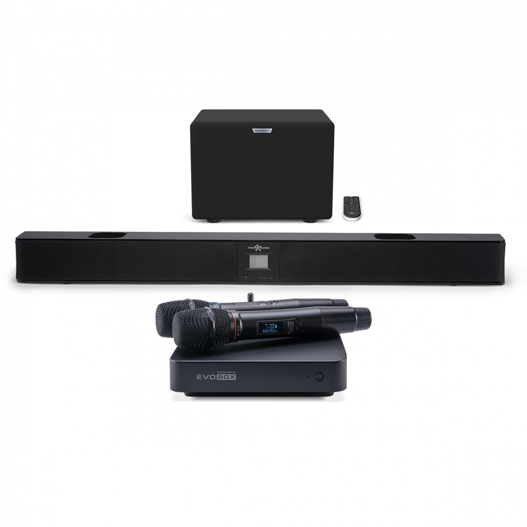 караоке-комплект EVOBOX Plus + EvoSound Bar (саундбар с караоке) в Осинниках