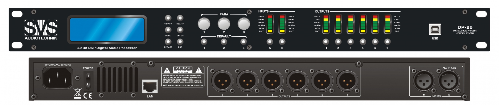 SVS Audiotechnik DP-26 Цифровой процессор: 2 входа 6 выходов в Осинниках