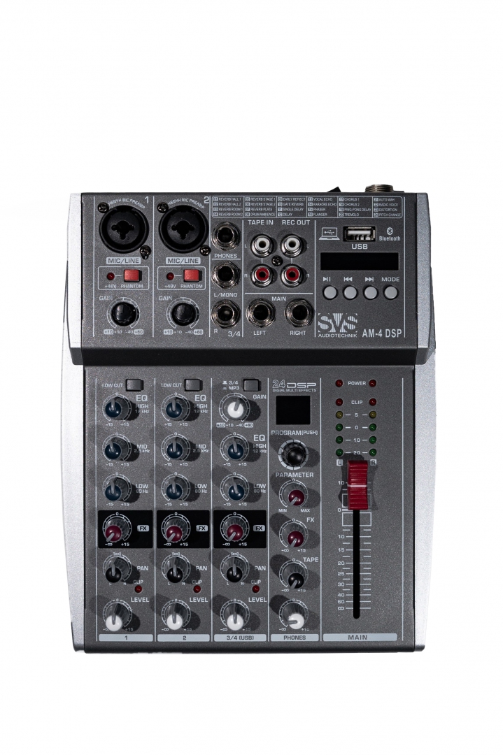 SVS Audiotechnik mixers AM-4 DSP Аналоговый микшерный пульт, 4-канала в Осинниках