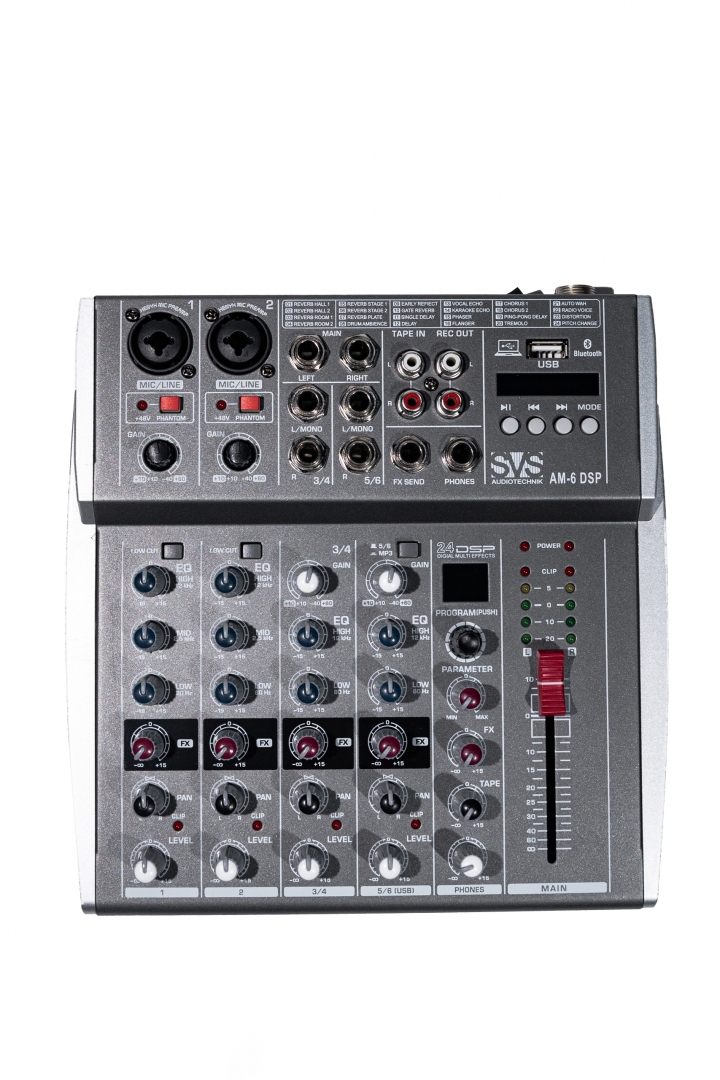 SVS Audiotechnik mixers AM-6 DSP Микшерный пульт аналоговый, 6-канальный SVS Audiotechnik mixers в Осинниках