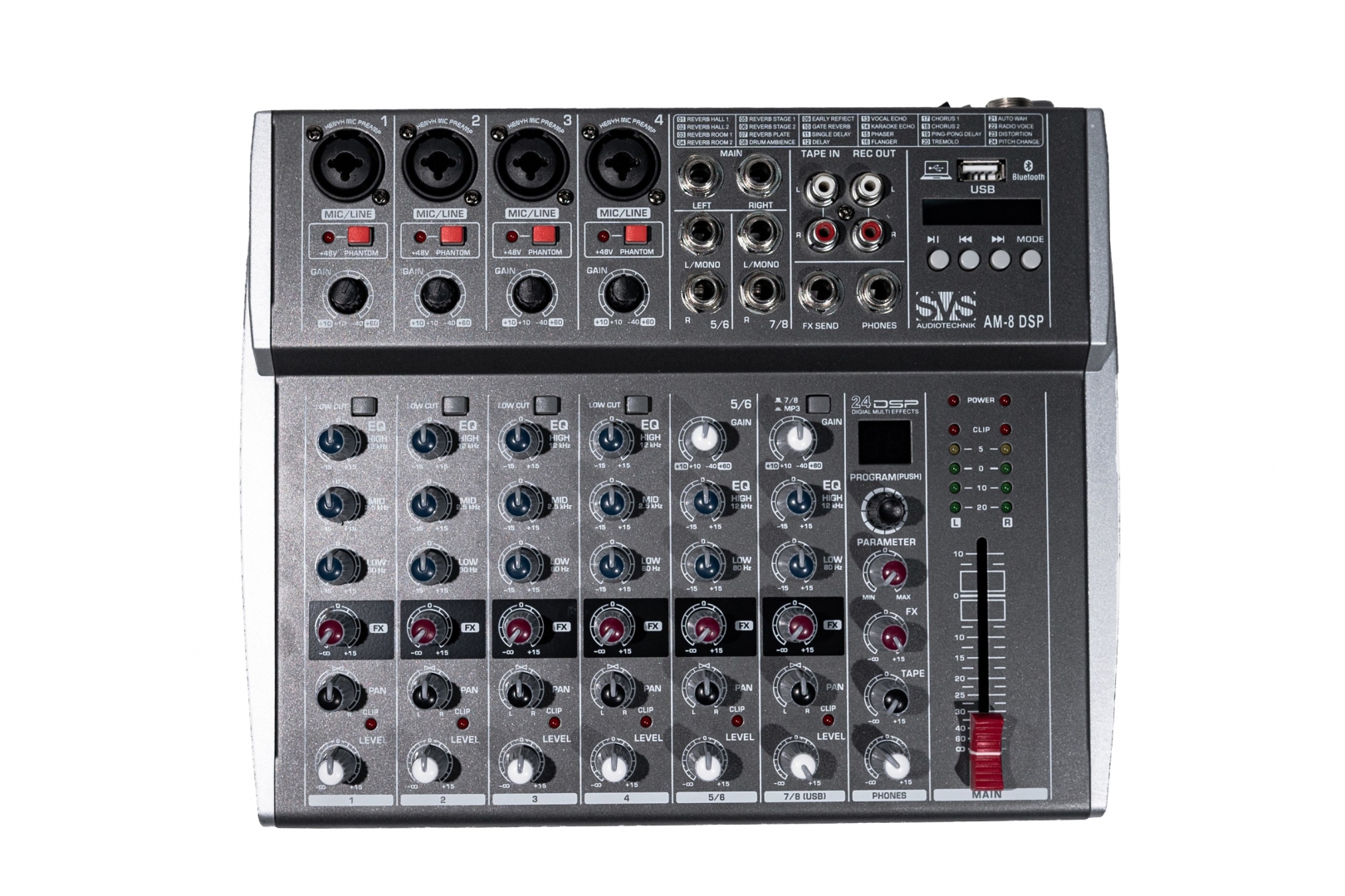 SVS Audiotechnik mixers AM-8 DSP Микшерный пульт аналоговый, 8-канальный в Осинниках